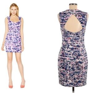 Guess Silky Cutout Sweetheart Neck Mini Dress Size 6